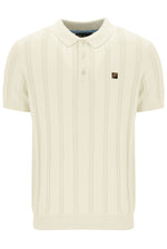 Kennedy Textured Stripe Knit Polo