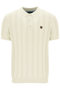 Kennedy Textured Stripe Knit Polo