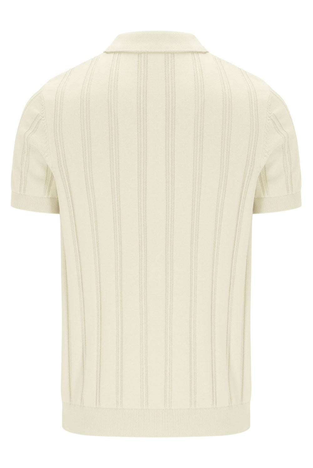 Kennedy Textured Stripe Knit Polo