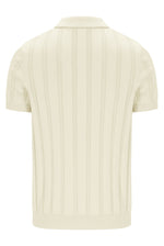 Kennedy Textured Stripe Knit Polo