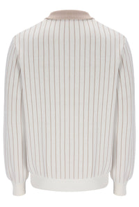 Gardenia Kobe Striped Knit Polo