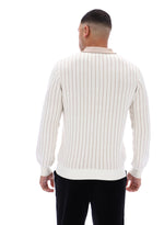 Kobe Striped Knit Polo