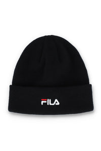 Black Karts Fine Rib Turn Up Beanie