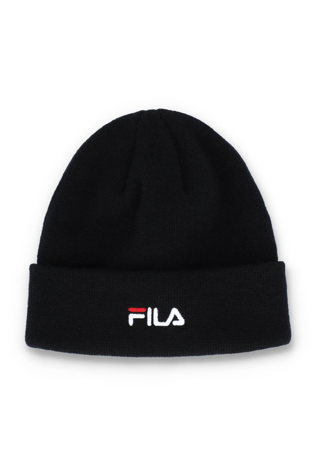 Black Karts Fine Rib Turn Up Beanie