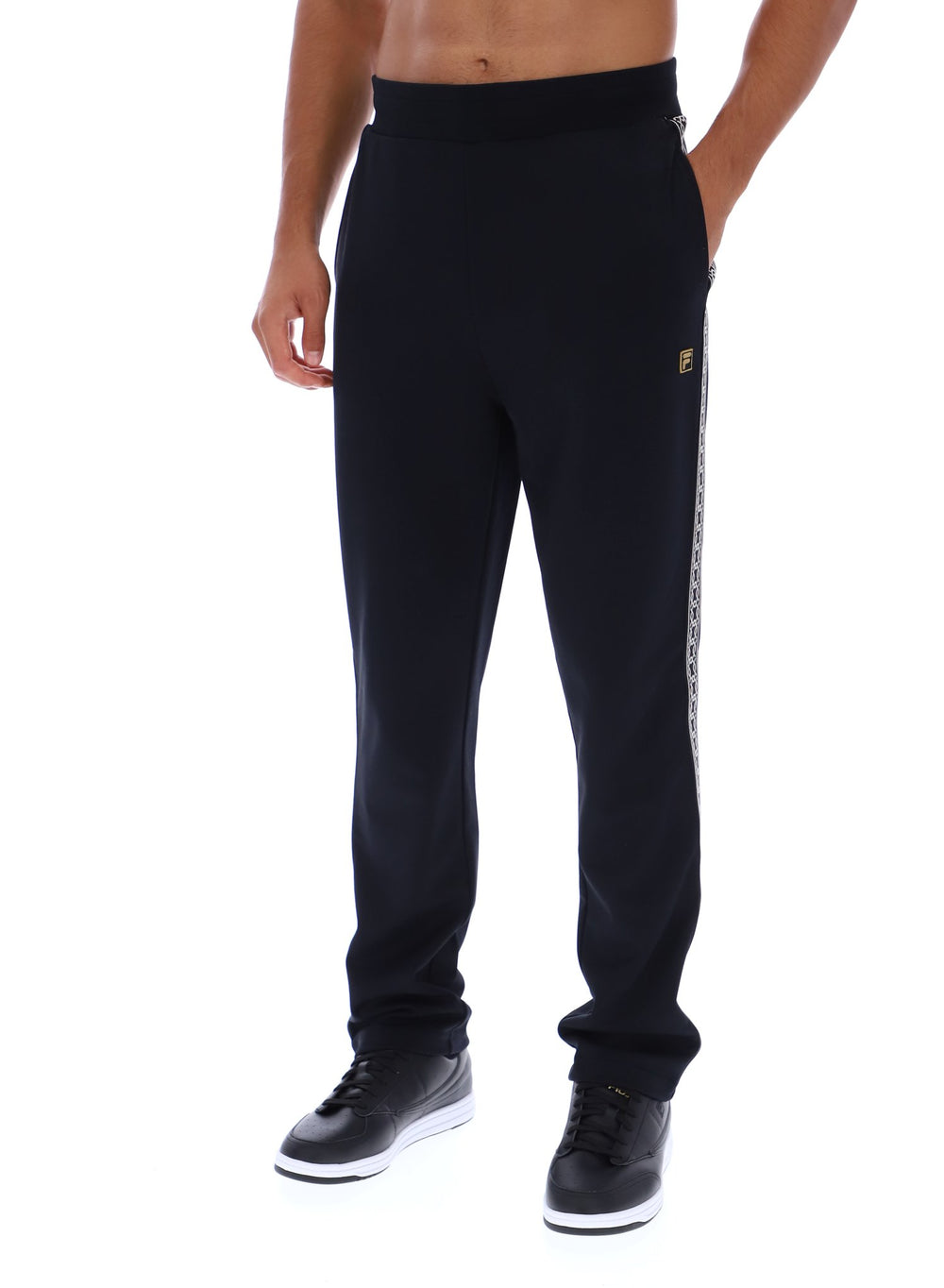 Layton Straight Leg Pants with Tape Detail