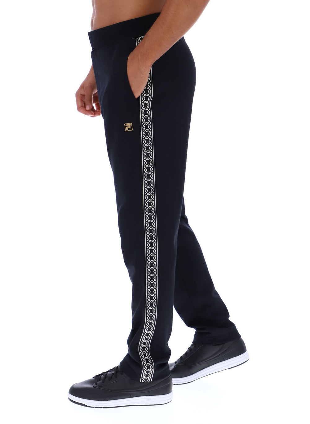 Layton Straight Leg Pants with Tape Detail