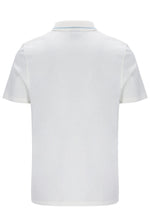 White polo shirt on a white background