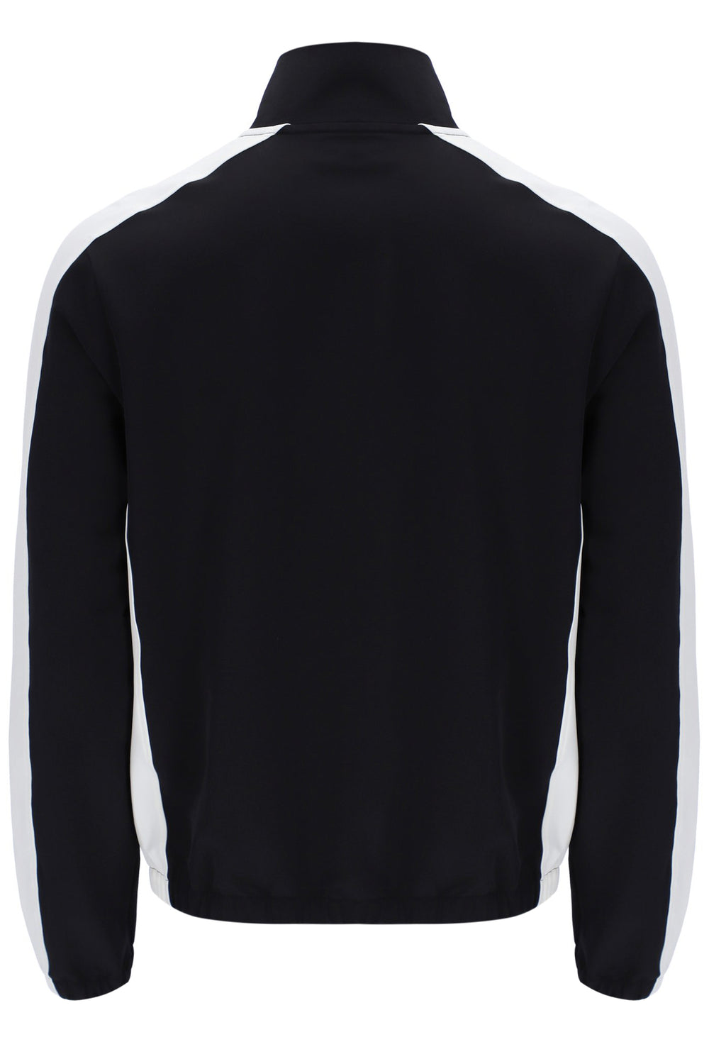 Black tracksuit jacket on a white background