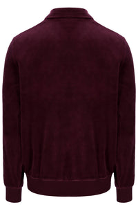 Maroon jacket on a white background