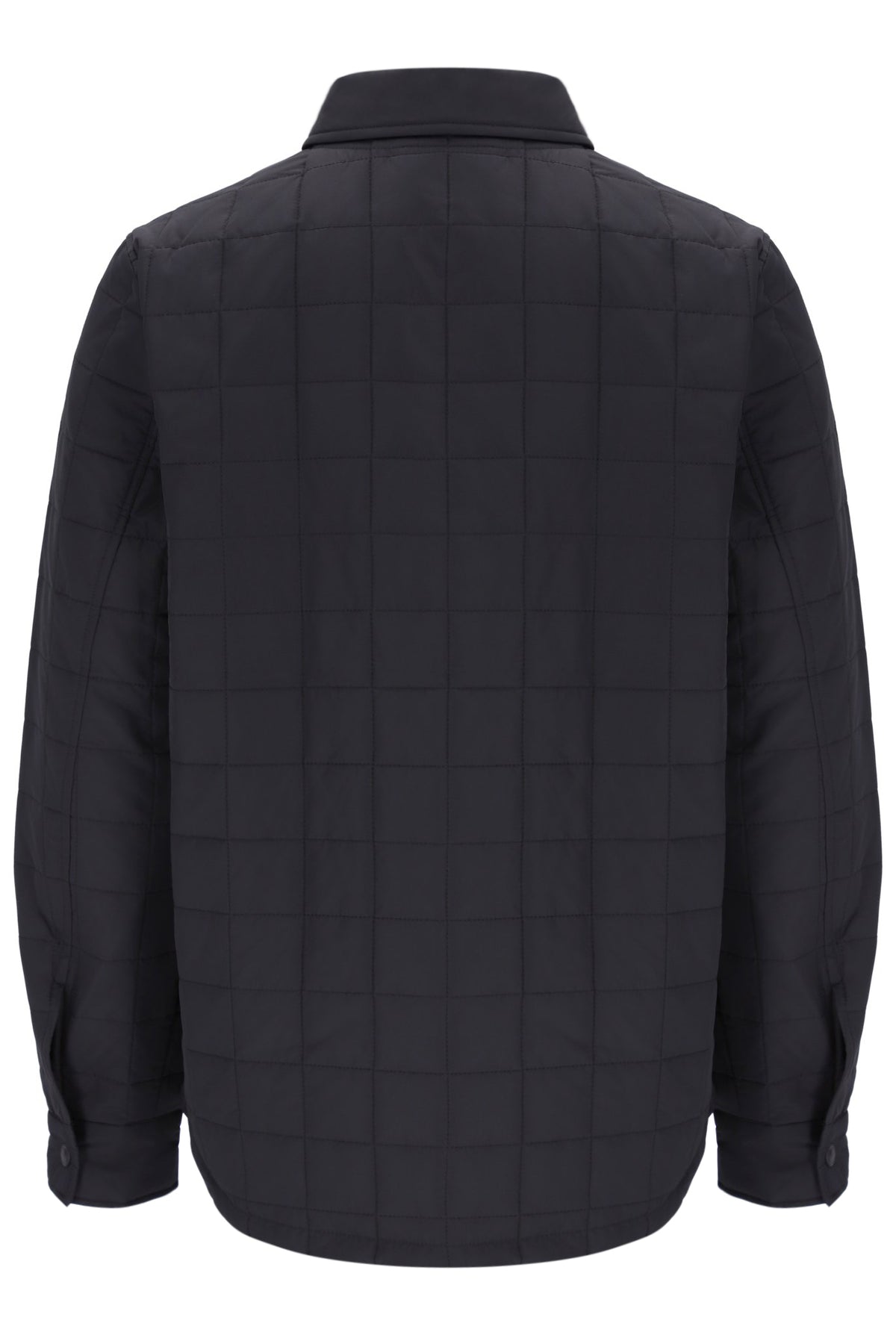 Charcoal Malcolm Lightly Padded Quilted Over Shirt