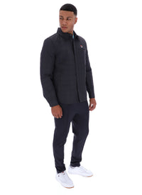 Charcoal Malcolm Lightly Padded Quilted Over Shirt