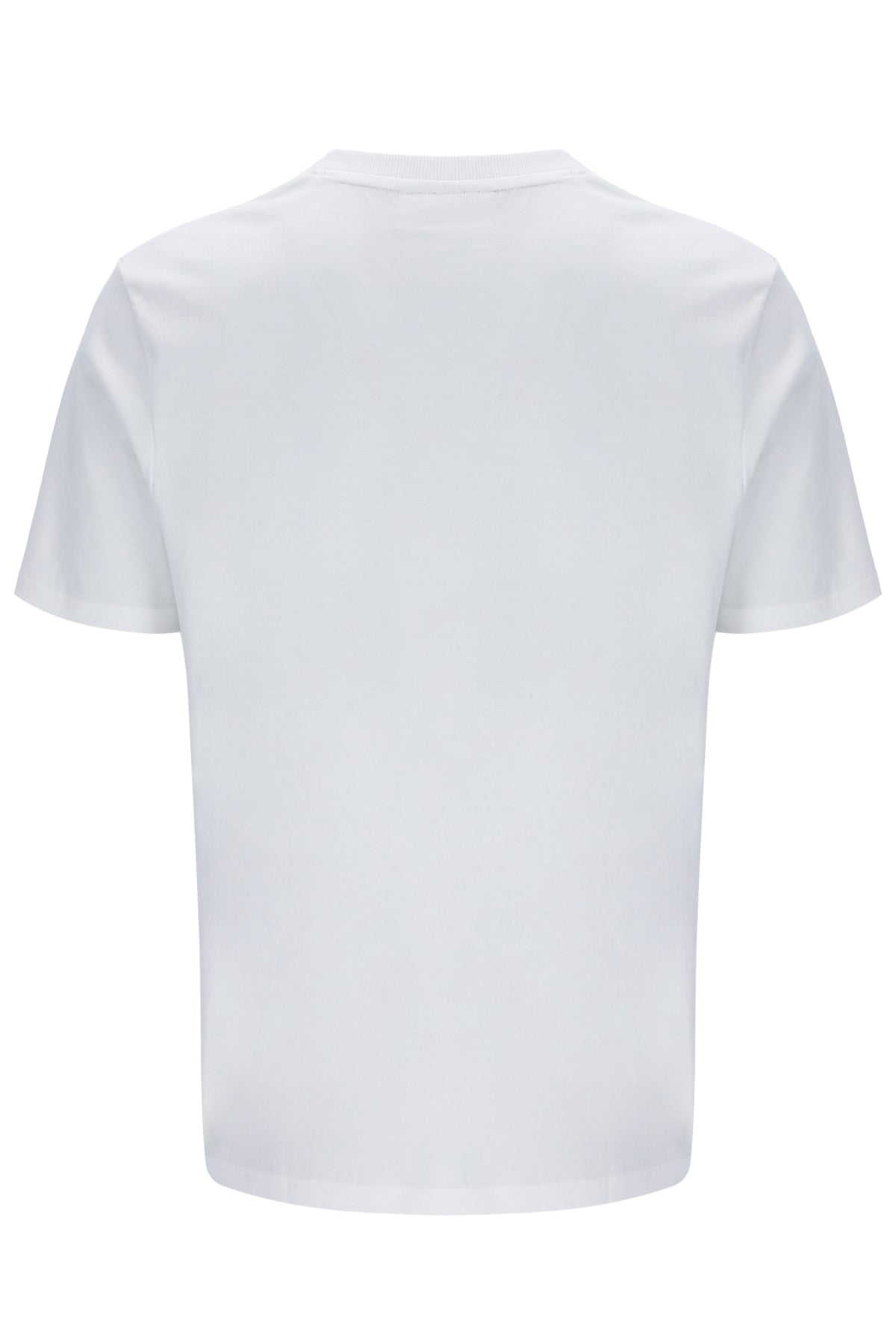 White t-shirt on a white background