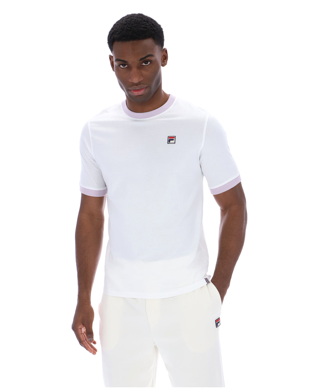 White Marconi Essential Ringer T-Shirt