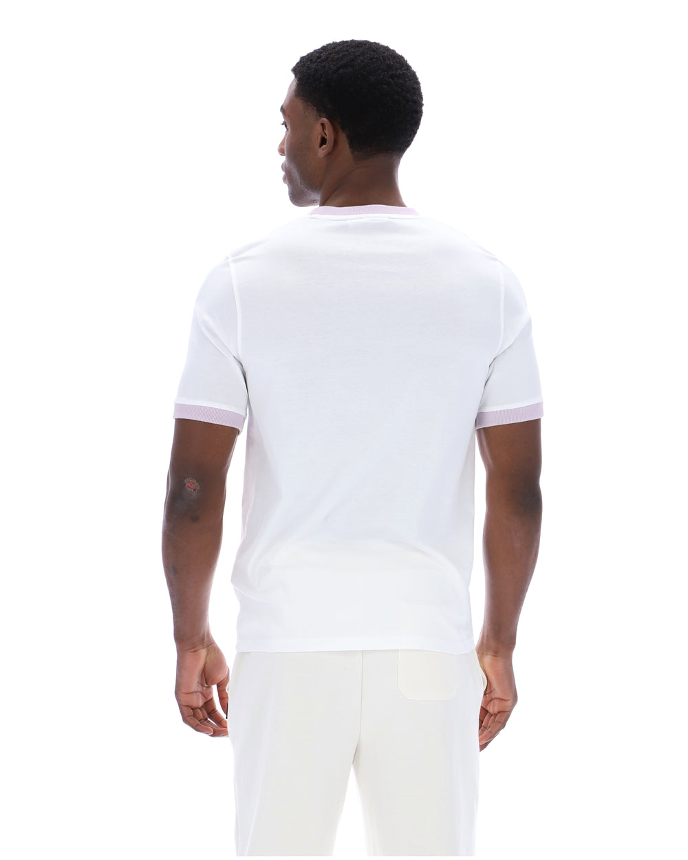 White Marconi Essential Ringer T-Shirt