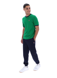 Green Marconi Essential Ringer T-Shirt
