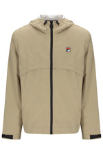 Displays the Chinchilla Gardenia 'Fila' branded Marcos Full Zip Jacket