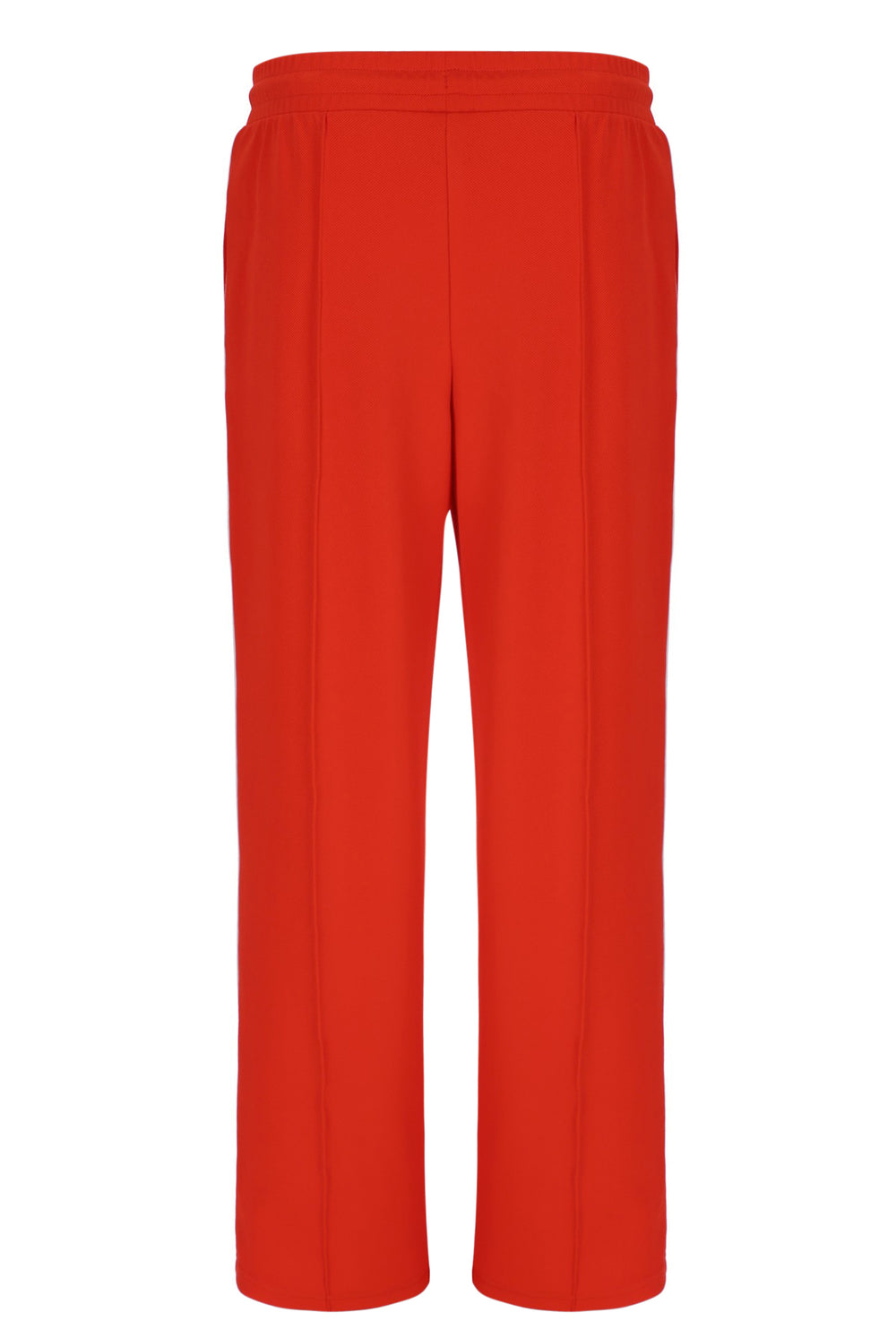 Orange sweatpants on a white background