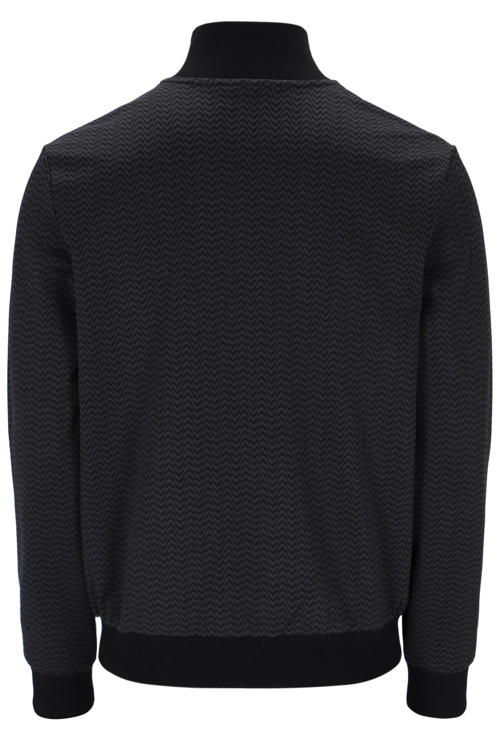 Black Mathers Herringbone Track Top