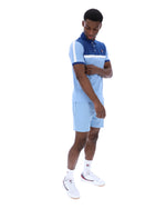 Frozen Fjord Mattia Contrast Panel Polo Shirt
