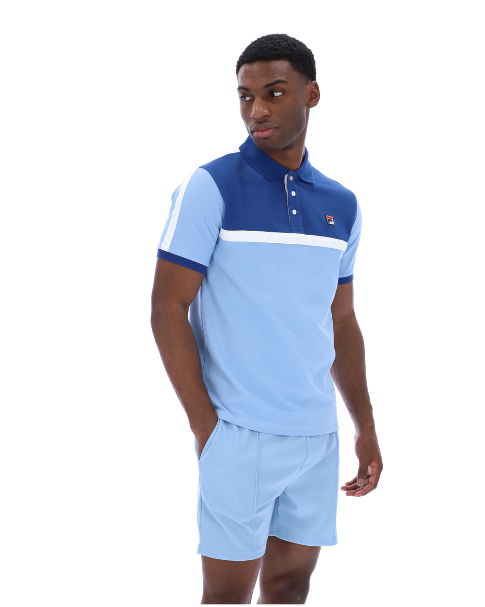 Mattia Contrast Panel Polo Shirt