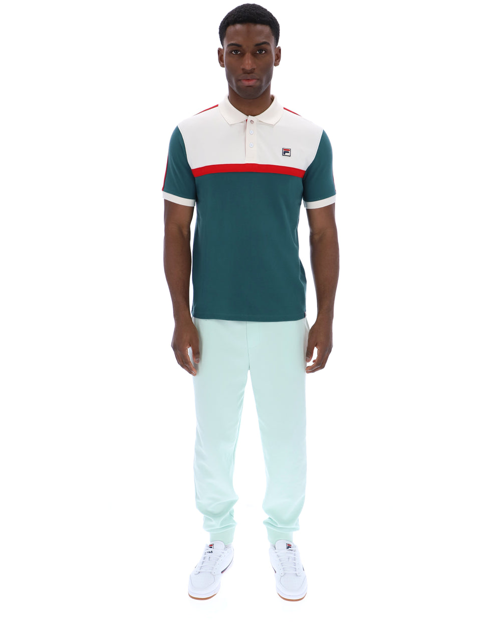 Mattia Contrast Panel Polo Shirt