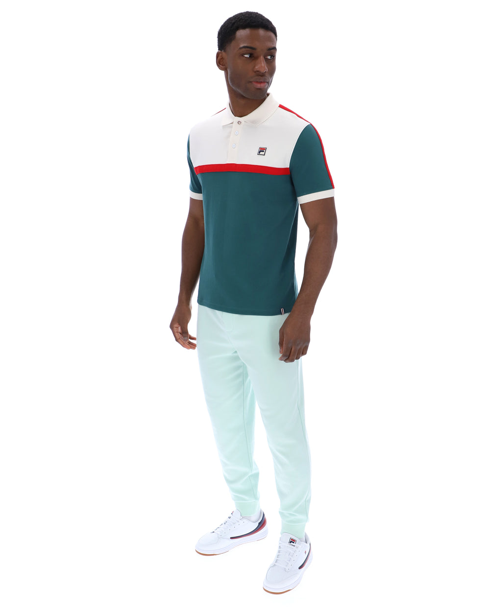 Mattia Contrast Panel Polo Shirt