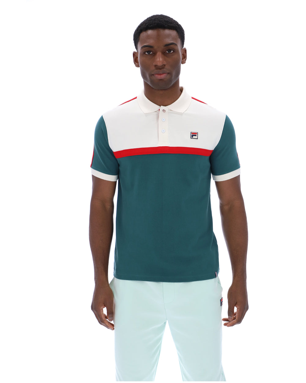 Mattia Contrast Panel Polo Shirt