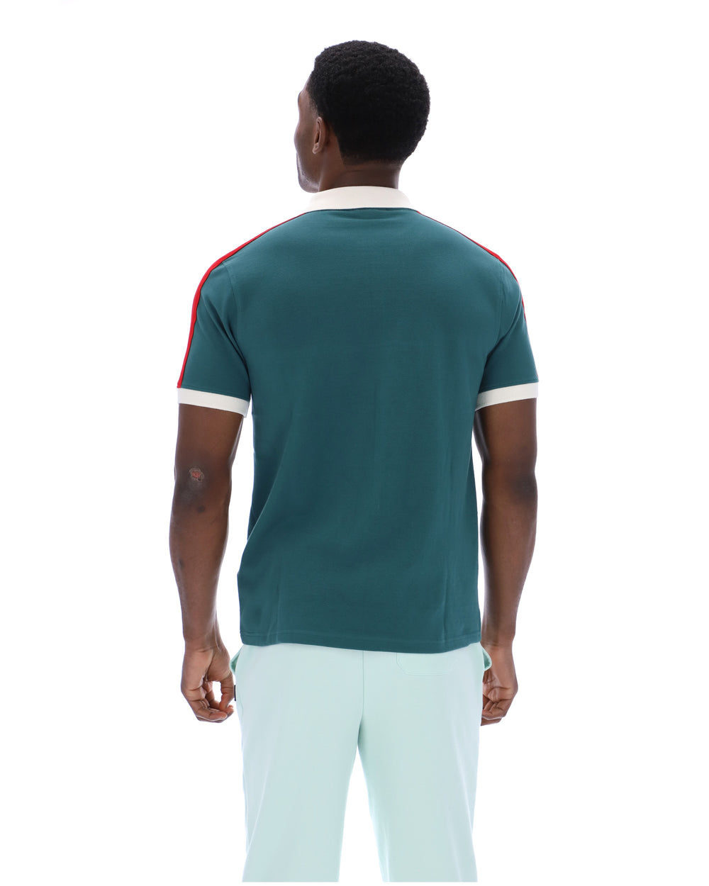 Mattia Contrast Panel Polo Shirt