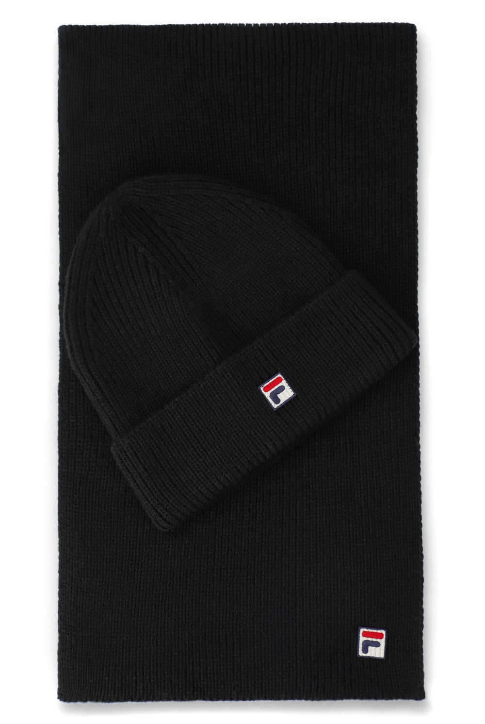 Black Maxim Beanie & Scarf Set