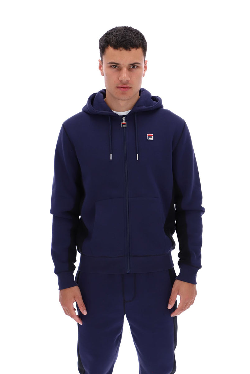 Pink fila hoodie mens on sale