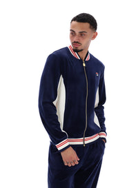 Miguel Velour Archive Track Top