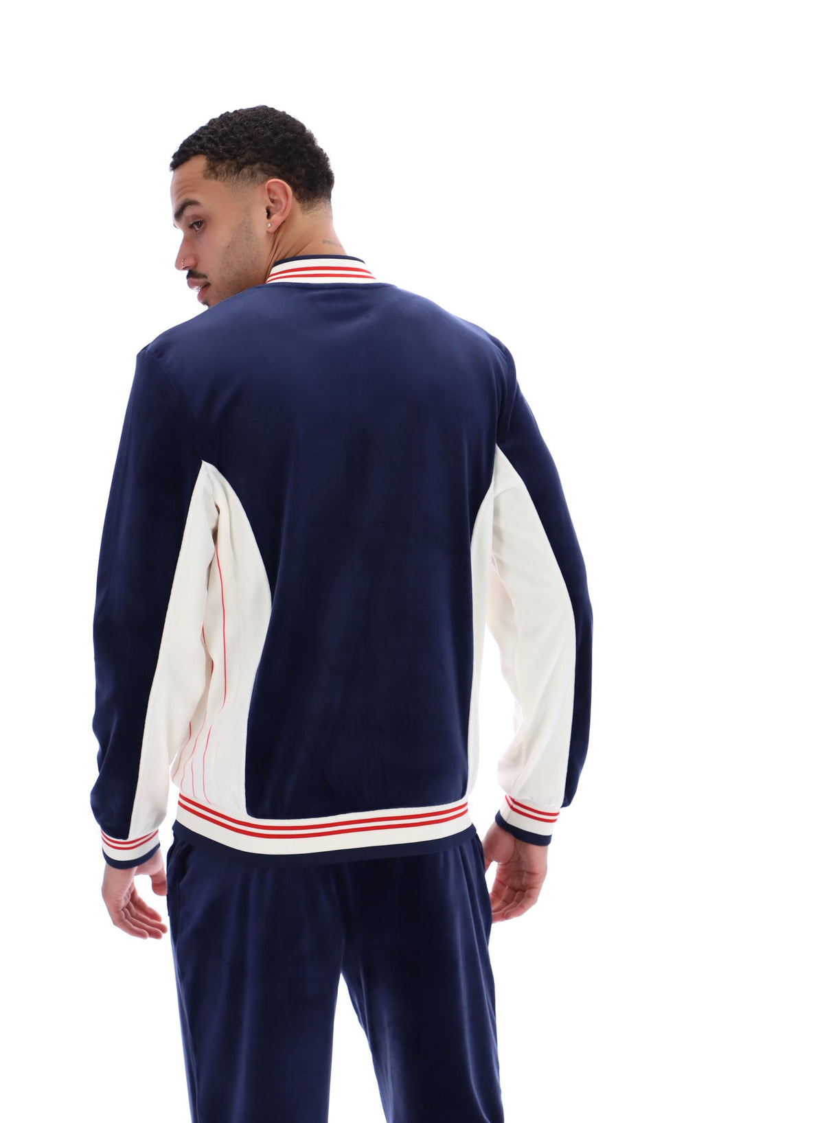 Miguel Velour Archive Track Top