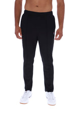 Black Molveno Pin Tuck Slim Leg Pants