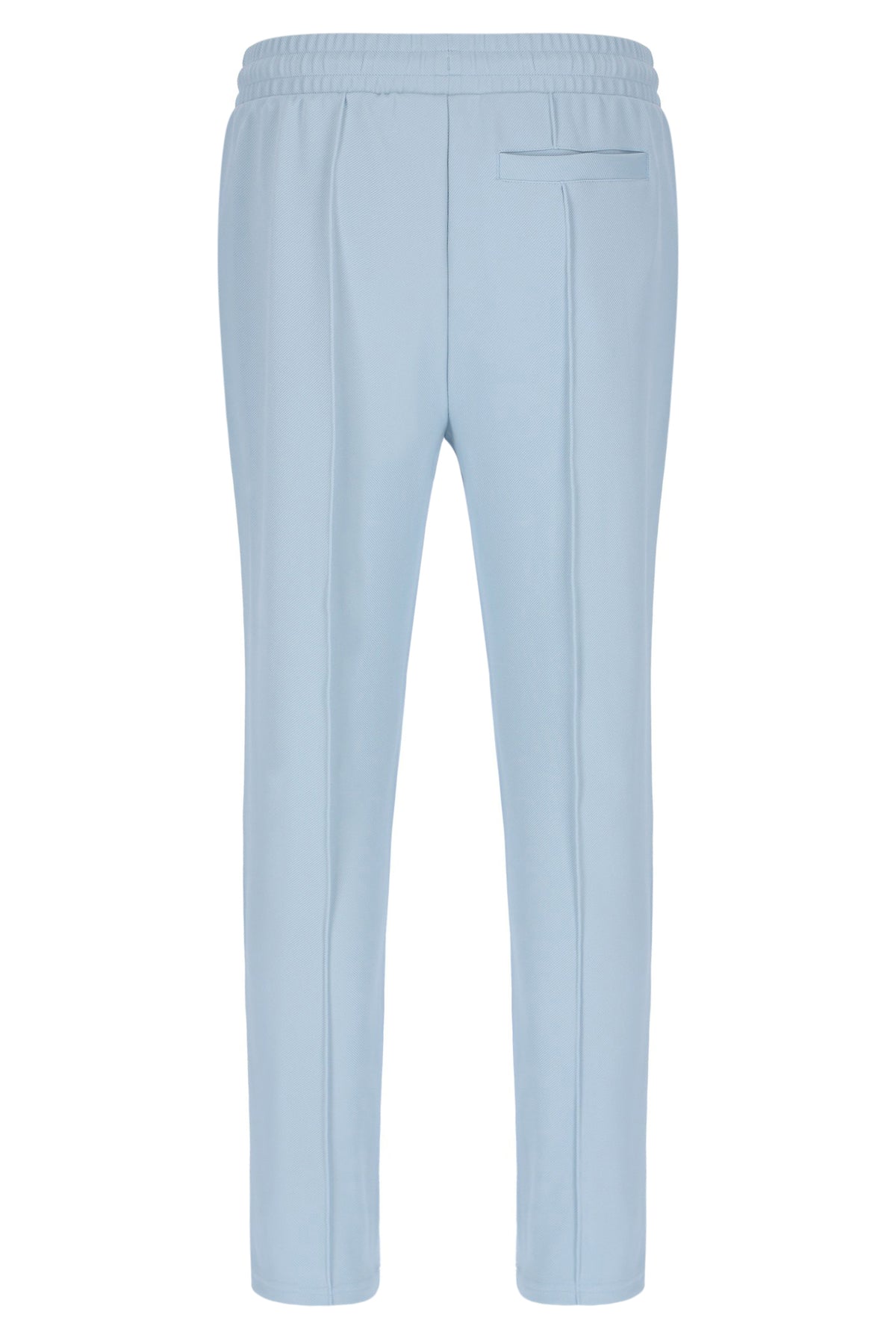 Light blue pants on a white background