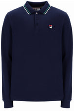 Monte Tipped Collar Long Sleeve Polo
