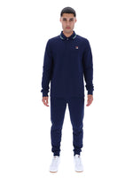 Monte Tipped Collar Long Sleeve Polo