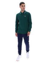 Monte Tipped Collar Long Sleeve Polo