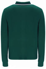 Monte Tipped Collar Long Sleeve Polo