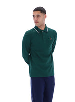 Monte Tipped Collar Long Sleeve Polo