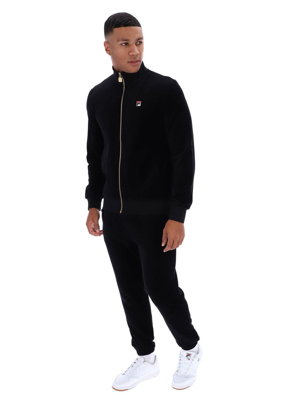 Nero Velour Track Top