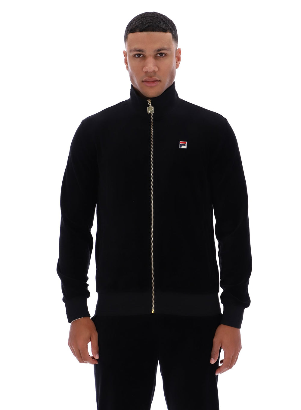 Nero Velour Track Top