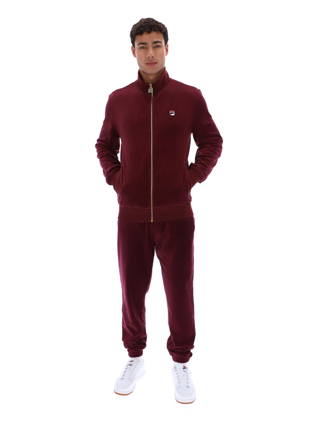 Nero Velour Track Top