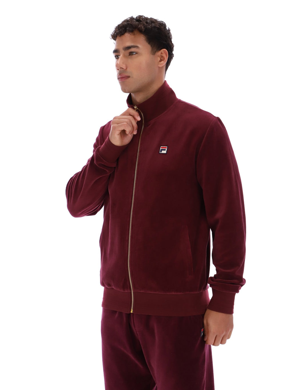 Nero Velour Track Top