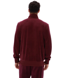 Fig Nero Velour Track Top