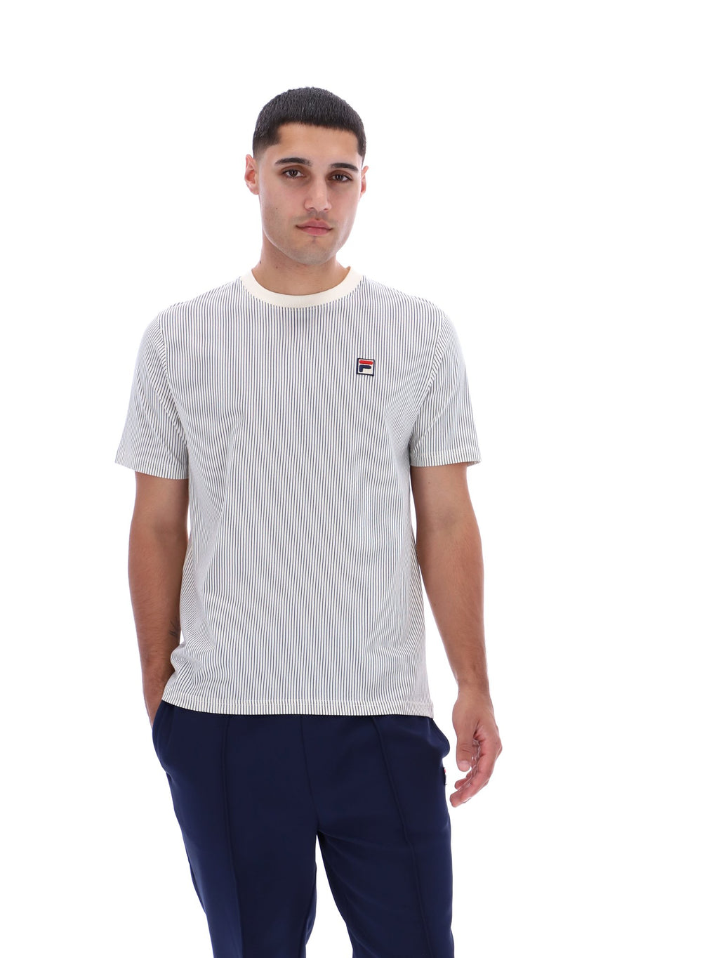 Nilo Printed Pinstripe T-Shirt