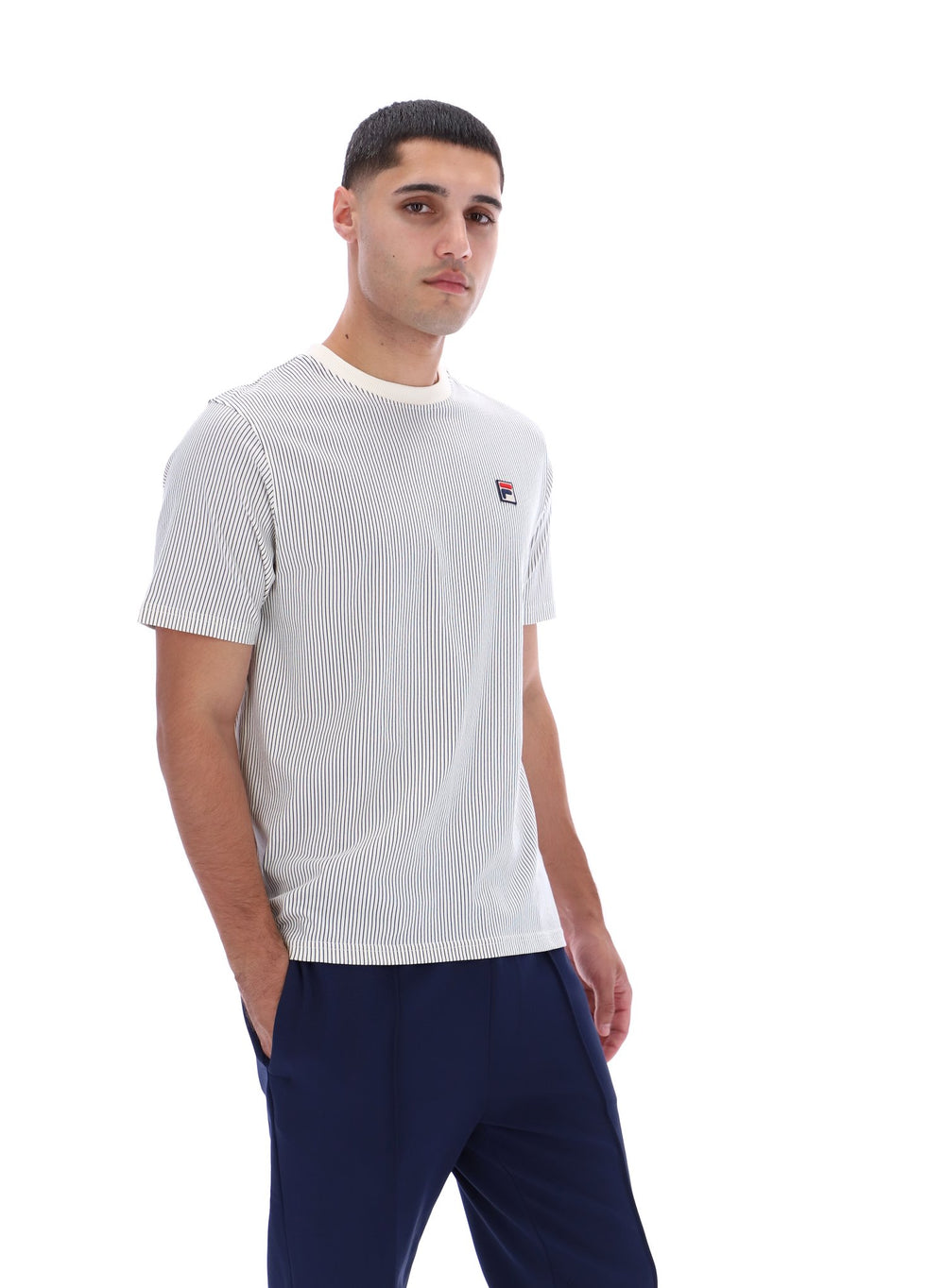 Nilo Printed Pinstripe T-Shirt