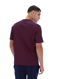 Fila Navy Nilo Printed Pinstripe T-Shirt