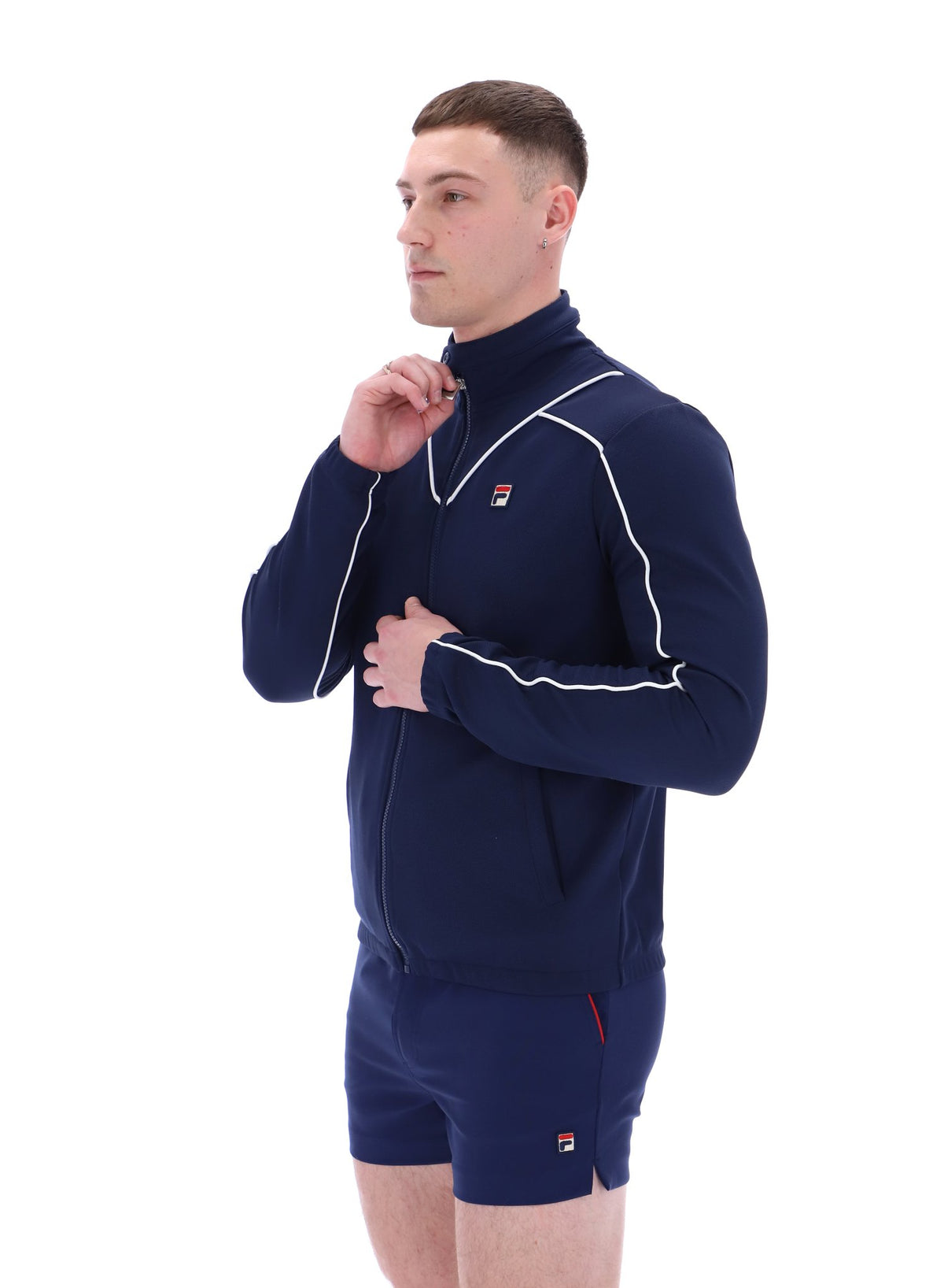 Fila Navy Noble Archive Piping Track Top