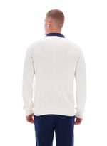Nowell Waffle Knit Long Sleeve Polo
