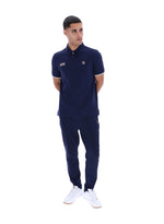 Pablo Three-Button Tipped Rib Polo Shirt
